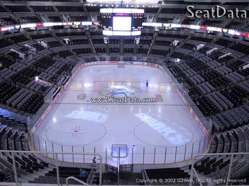 Seat view from section 222 at the SAP Center at San Jose, home of the San Jose Sharks