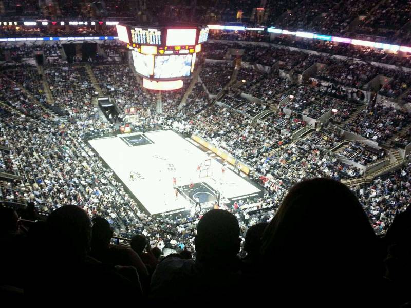 Seat view from Section 218 at the AT&T Center, home of the San Antonio Spurs