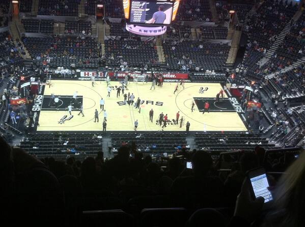 Seat view from Section 225 at the AT&T Center, home of the San Antonio Spurs