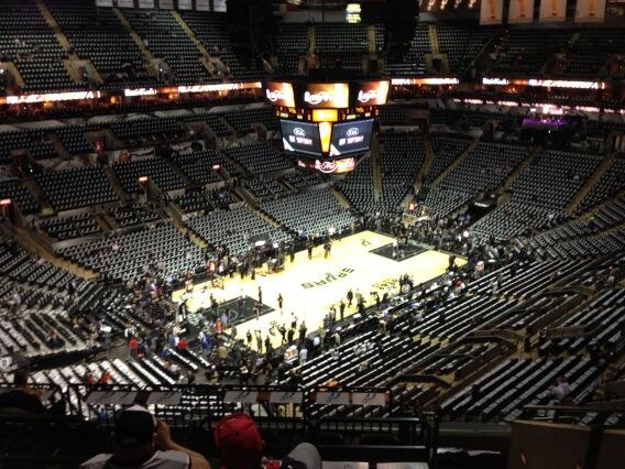 Seat view from Section 228 at the AT&T Center, home of the San Antonio Spurs