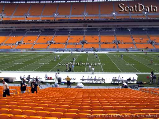 Seat view from section 135 at Heinz Field, home of the Pittsburgh Steelers