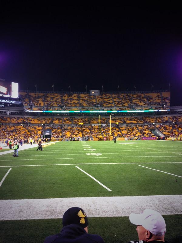 Seat view from Legends Club section 1 at Heinz Field, home of the Pittsburgh Steelers