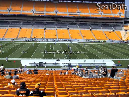 Seat view from section 211 at Heinz Field, home of the Pittsburgh Steelers
