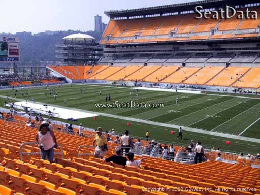 Seat view from section 216 at Heinz Field, home of the Pittsburgh Steelers