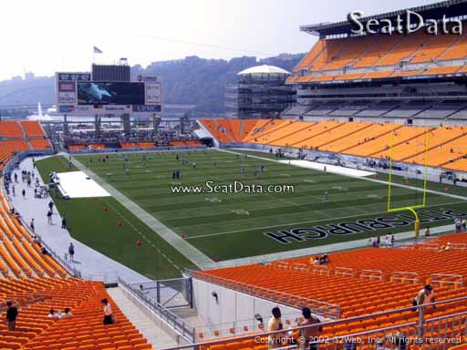 Seat view from section 220 at Heinz Field, home of the Pittsburgh Steelers