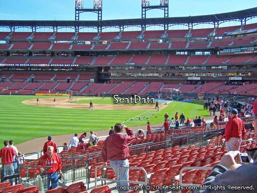Seat view from section 167 at Busch Stadium, home of the St. Louis Cardinals
