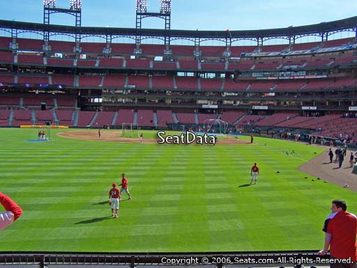 Seat view from section 172 at Busch Stadium, home of the St. Louis Cardinals