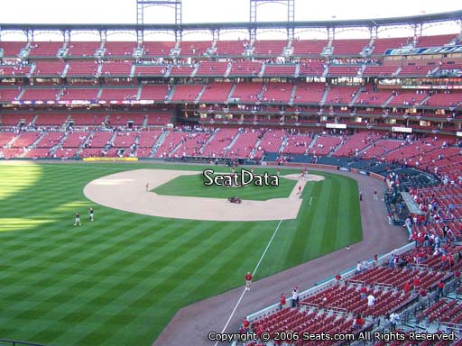Seat view from section 270 at Busch Stadium, home of the St. Louis Cardinals