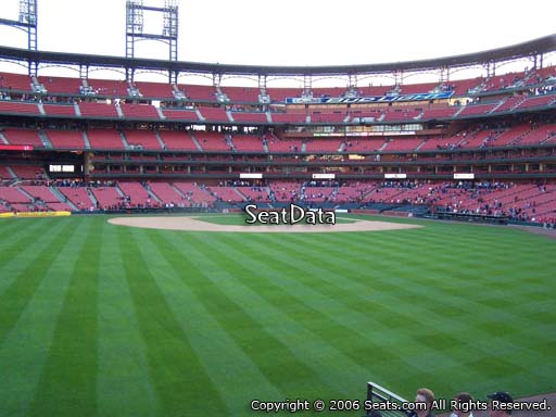 Seat view from bleacher section 193 at Busch Stadium, home of the St. Louis Cardinals