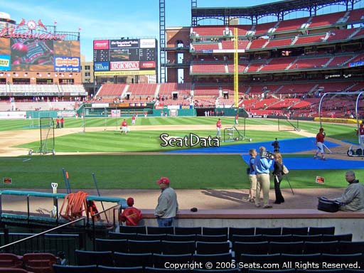 Seat view from section 8 at Busch Stadium, home of the St. Louis Cardinals