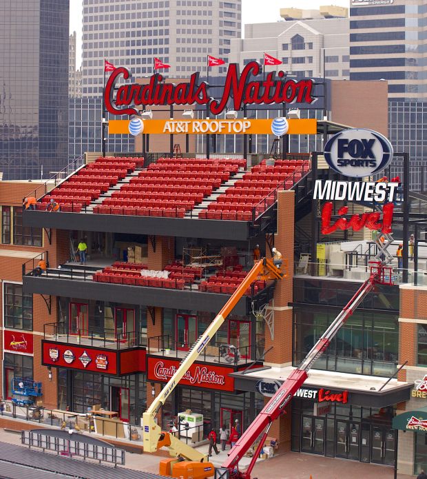 Photo of the AT&T Rooftop at Busch Stadium.