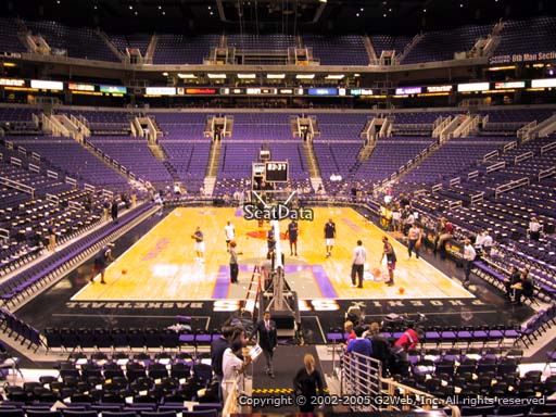 Seat view from section 108 at Talking Stick Resort Arena, home of the Phoenix Suns