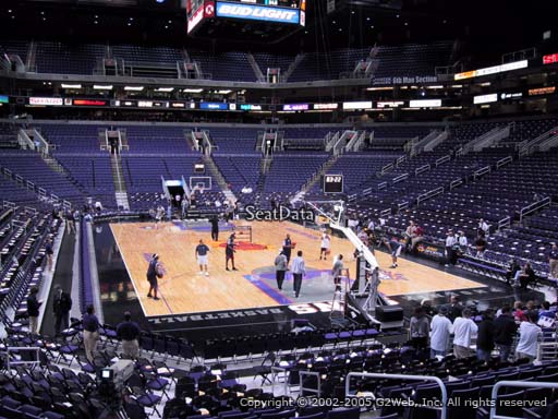 Seat view from section 109 at Talking Stick Resort Arena, home of the Phoenix Suns