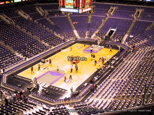 Seat view from section 208 at Talking Stick Resort Arena, home of the Phoenix Suns