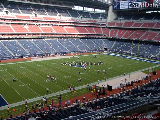 Seat view from section 314 at NRG Stadium, home of the Houston Texans