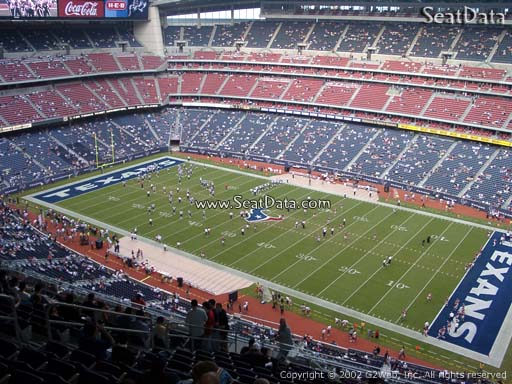 Seat view from section 604 at NRG Stadium, home of the Houston Texans