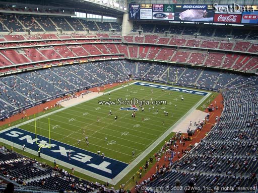 Seat view from section 617 at NRG Stadium, home of the Houston Texans