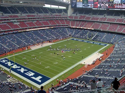 Seat view from section 642 at NRG Stadium, home of the Houston Texans