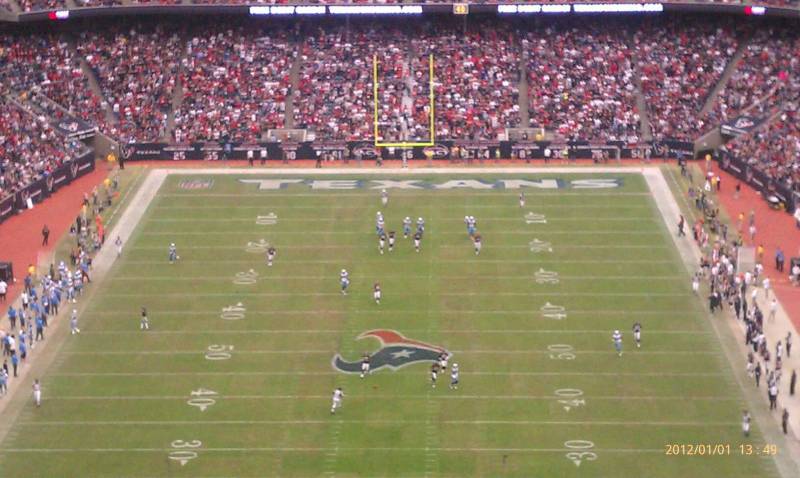 Seat view from section 721 at NRG Stadium, home of the Houston Texans
