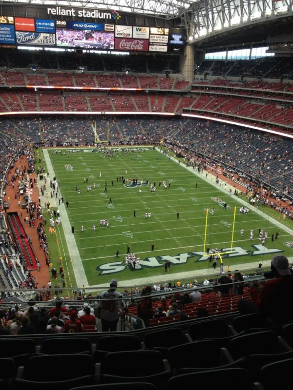Seat view from section 724 at NRG Stadium, home of the Houston Texans
