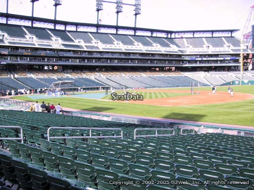 Seat view from section 117 at Comerica Park, home of the Detroit Tigers