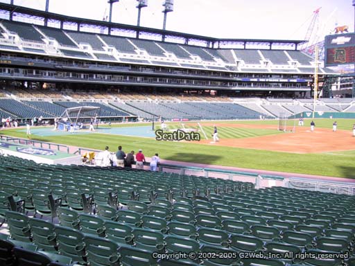 Seat view from section 118 at Comerica Park, home of the Detroit Tigers
