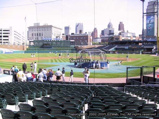 Seat view from section 129 at Comerica Park, home of the Detroit Tigers