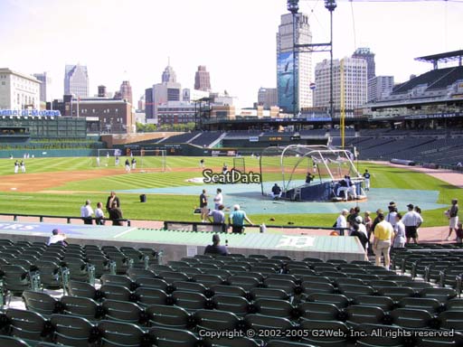 Seat view from section 131 at Comerica Park, home of the Detroit Tigers