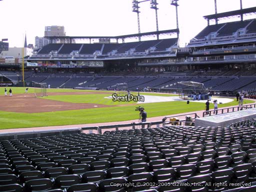 Seat view from section 137 at Comerica Park, home of the Detroit Tigers