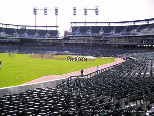 Seat view from section 143 at Comerica Park, home of the Detroit Tigers