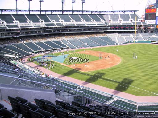 Seat view from section 214 at Comerica Park, home of the Detroit Tigers