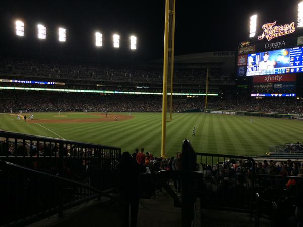 View from Kaline's Corner at Comerica Park, Home of the Detroit Tigers