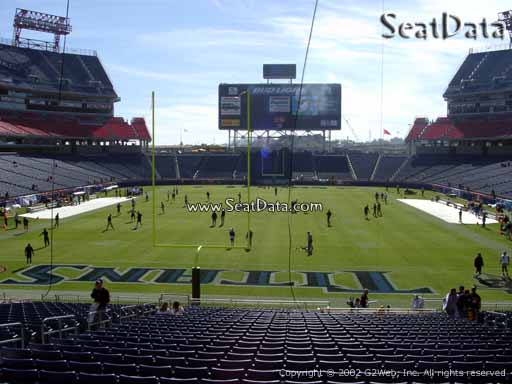 Seat view from section 146 at Nissan Stadium, home of the Tennessee Titans