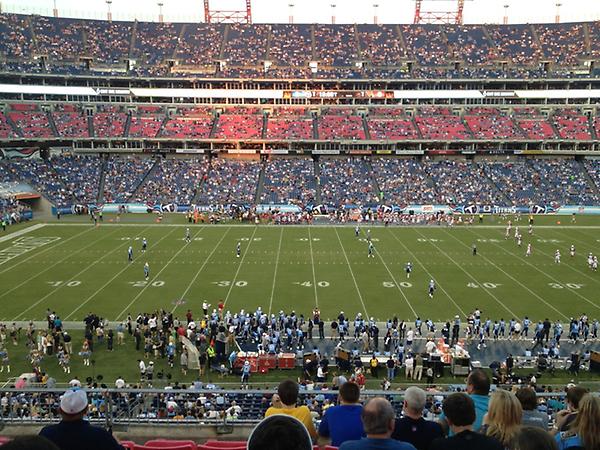 Seat view from section 236 at Nissan Stadium, home of the Tennessee Titans