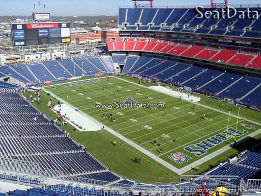 Seat view from section 327 at Nissan Stadium, home of the Tennessee Titans