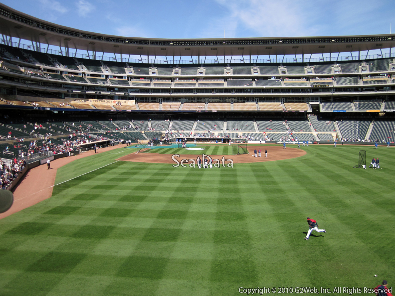 Seat view from section 137 at Target Field, home of the Minnesota Twins
