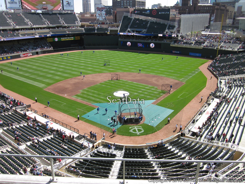 Seat view from section 216 at Target Field, home of the Minnesota Twins