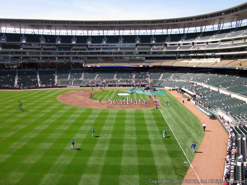 Seat view from section 229 at Target Field, home of the Minnesota Twins