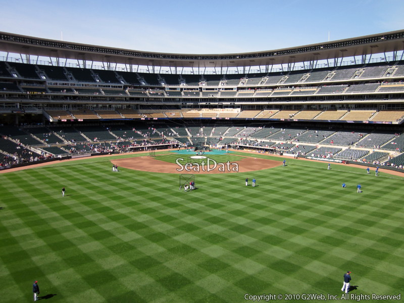 Seat view from section 235 at Target Field, home of the Minnesota Twins
