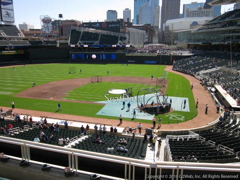 Seat view from section L at Target Field, home of the Minnesota Twins