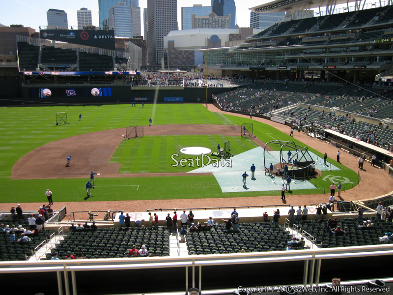 Seat view from section N at Target Field, home of the Minnesota Twins