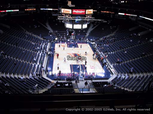Seat view from section 209 at Oracle Arena, home of the Golden State Warriors