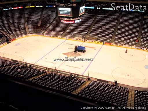 Seat view from section 217 at the Xcel Energy Center, home of the Minnesota Wild