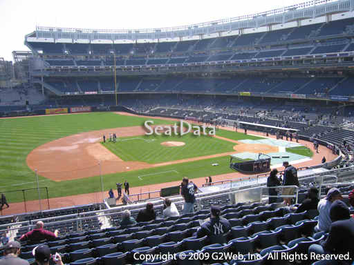 Seat view from section 226 at Yankee Stadium, home of the New York Yankees