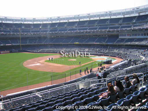 Seat view from section 228 at Yankee Stadium, home of the New York Yankees