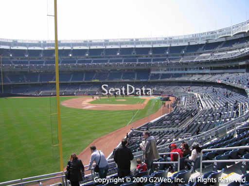 Seat view from section 232B at Yankee Stadium, home of the New York Yankees
