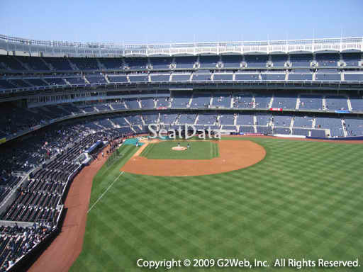 Seat view from section 305 at Yankee Stadium, home of the New York Yankees