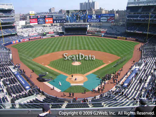 Seat view from section 320B at Yankee Stadium, home of the New York Yankees