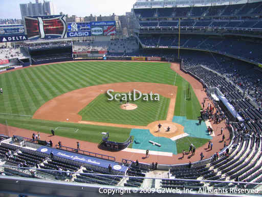Seat view from section 322 at Yankee Stadium, home of the New York Yankees