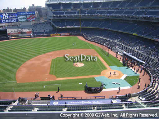 Seat view from section 324 at Yankee Stadium, home of the New York Yankees